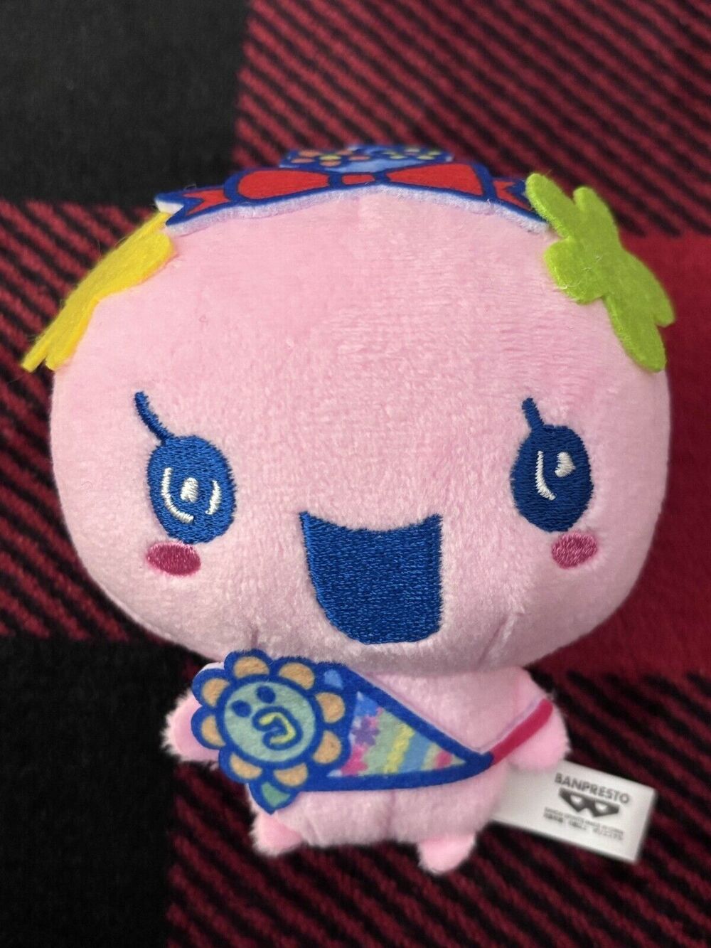 Banpresto Violetchi K-Tama 20th Anniversary Keychain Plush 3.5" Tamagotchi